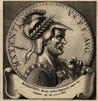 Portrait of Roman Emperor Maxentius by Netherlandish School
