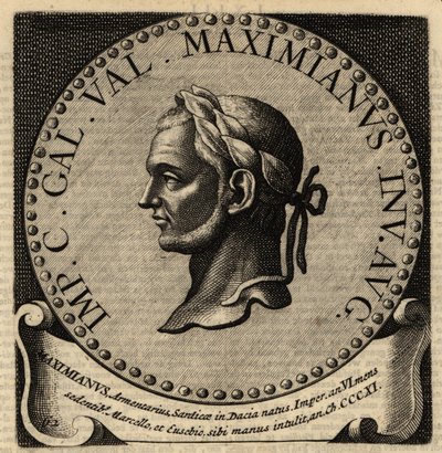 Portrait of Roman Emperor Maximian by Netherlandish School