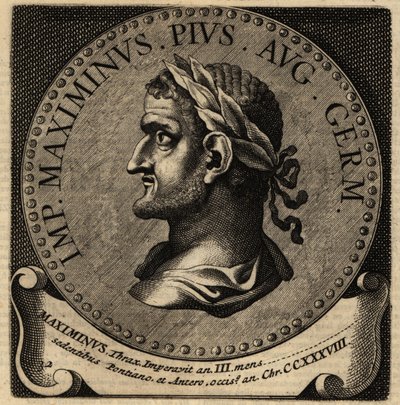Portrait of Roman Emperor Maximinus Thrax by Netherlandish School