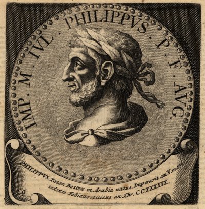 Portrait of Roman Emperor Philip the Arab by Netherlandish School