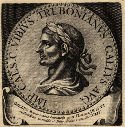 Portrait of Roman Emperor Trebonianus Gallus by Netherlandish School
