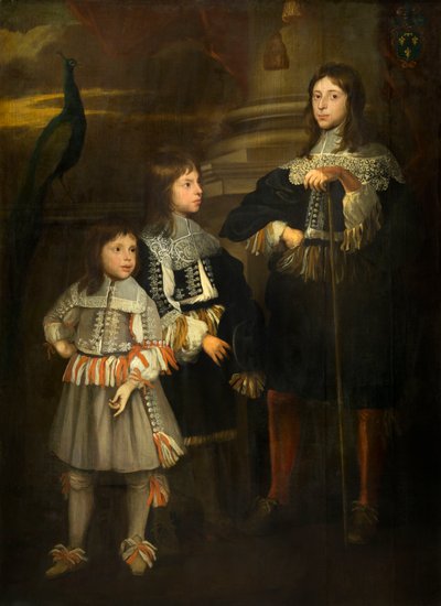 Portrait of Three Children by Netherlandish School