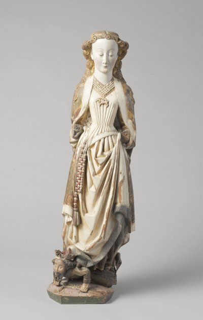 Saint Barbara by Meester van Koudewater by Netherlandish School