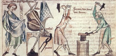 Blacksmiths at Work by Netherlandish School