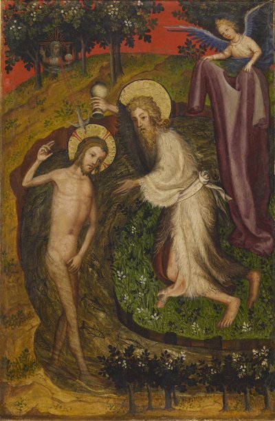 The Baptism, from a folding altarpiece by Netherlandish School