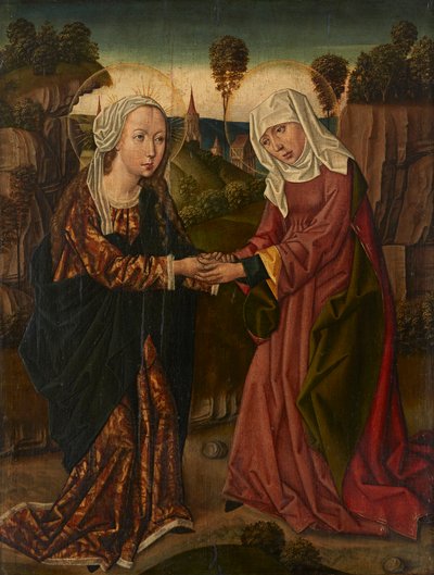 The Virgin and Saint Elizabeth by Netherlandish School