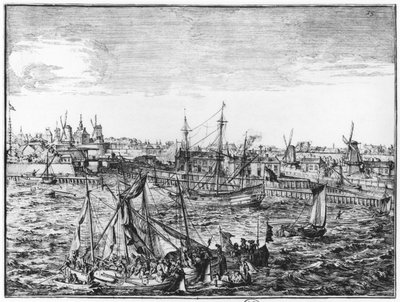 View of Rotterdam by Netherlandish School