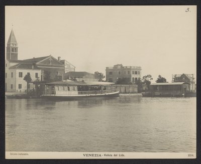 View of the Harbor of the Lido by Neue Photographische Gesellschaft