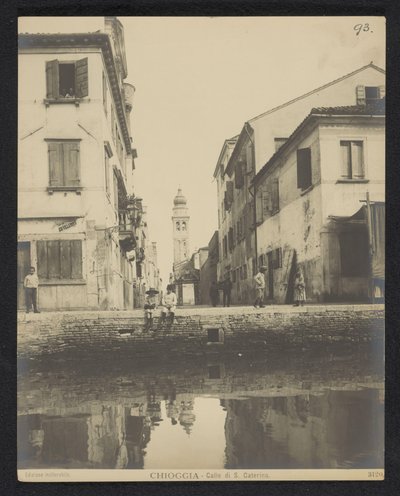 View of a Quay in Chioggia by Neue Photographische Gesellschaft