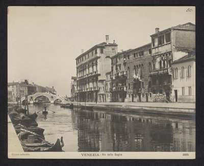 View of a Canal in Venice by Neue Photographische Gesellschaft
