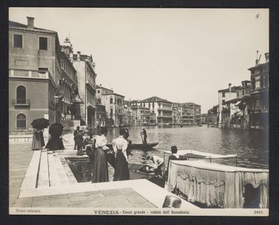 View of the Grand Canal in Venice by Neue Photographische Gesellschaft
