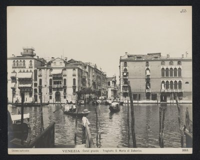 Ferries to the Chiesa di Santa Maria del Giglio in Venice by Neue Photographische Gesellschaft