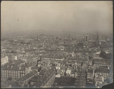 Panorama of Paris - View from the North of the Pantheon by Neurdein freres