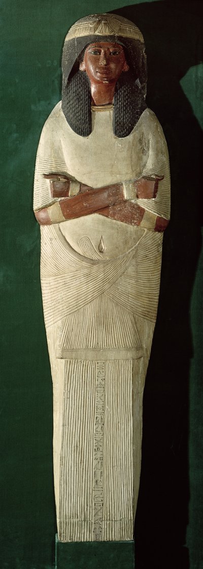 Lid Panel of Piays Mummy by New Kingdom Egyptian