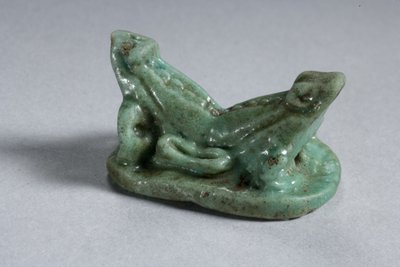 Scaraboid of Two Conjoined Frogs, 18th-19th Dynasty, 1540-1186 BC by New Kingdom Egyptian