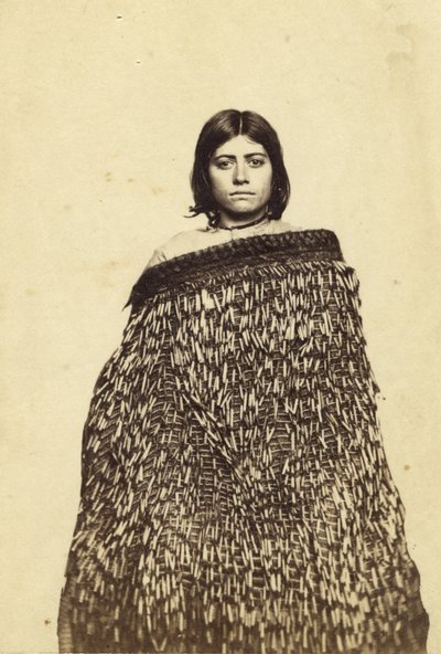 Mina Makata, Half Cast Maorie, c.1865 by New Zealander Photographer