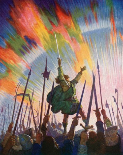 The Pledge by Newell Convers (after) Wyeth