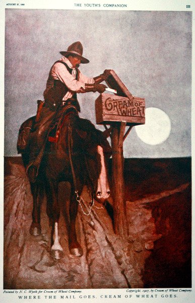 Advert for the Cream of Wheat Company by Newell Convers Wyeth