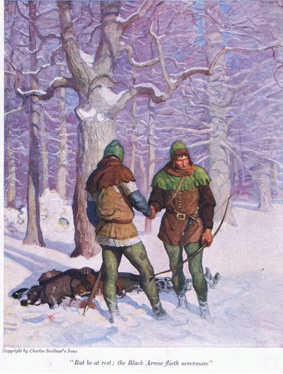 But Be at Rest, the Black Arrow Flieth No More by Newell Convers Wyeth