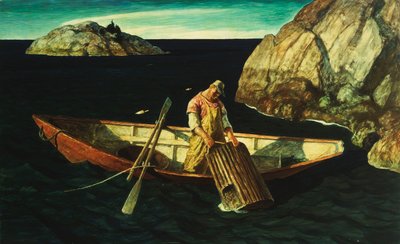 Checking the Traps by Newell Convers Wyeth
