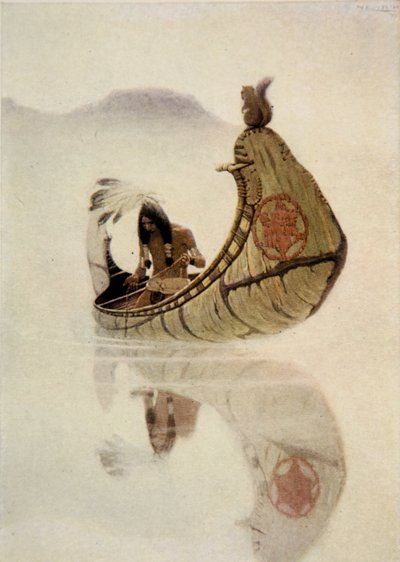 Frontispiece from The Song of Hiawatha by Henry Wadsworth Longfellow by Newell Convers Wyeth