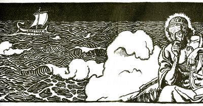 Frontispiece to The Odyssey of Homer by George Herbert Palmer, 1929 by Newell Convers Wyeth