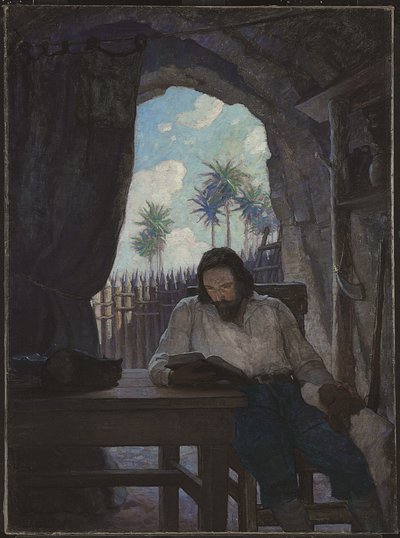 In the Morning I Took the Bible; and Beginning at the New Testament, I Began... by Newell Convers Wyeth