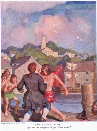 Johnnys fight with Cherry! Quit now, he managed to whisper, If you want to by Newell Convers Wyeth