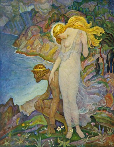 Odysseus and Calypso by Newell Convers Wyeth