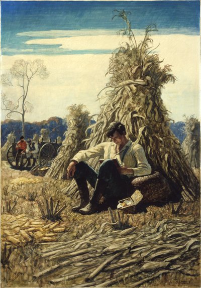 Peculiarsome Abe, 1940 by Newell Convers Wyeth