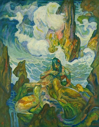 Proteus, the old man of the sea by Newell Convers Wyeth