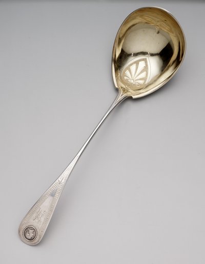 Soup ladle, c.1860 by Newell Harding and Co.