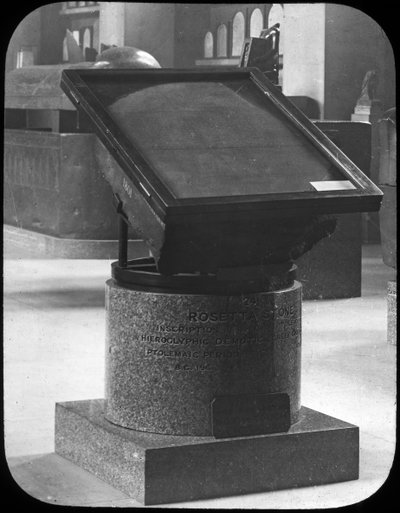 The Rosetta Stone, British Museum, London by Newton and Co