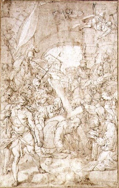 The Road to Calvary by Niccolo Circignano