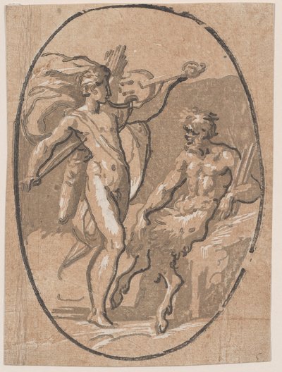 The contest between Apollo and Marsyas by Niccolo Vicentino