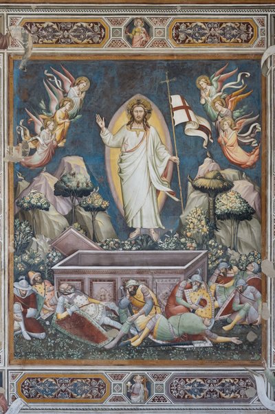 Scenes of the life of Christ: Resurrection by Niccolo di Pietro Gerini