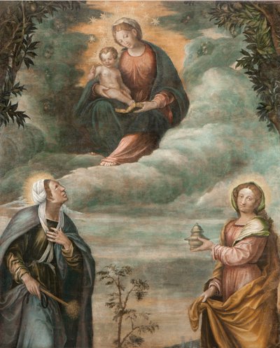 Immaculate Madonna with the Child Jesus and Saints by Niccolo the Younger Giolfino