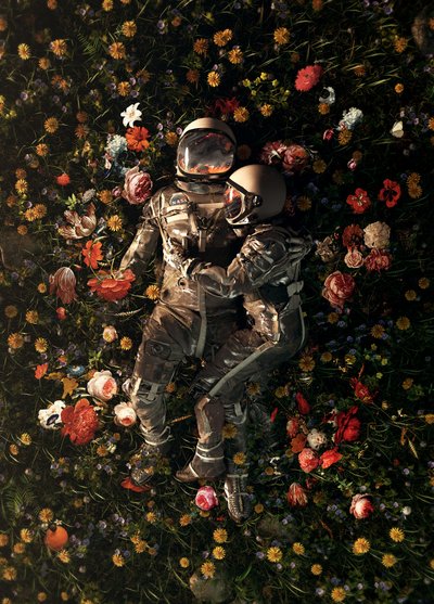 Cosmic Couple Bloom by Nicebleed