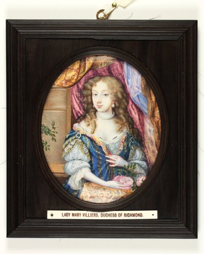 Lady Mary (Margaret) Villiers, Duchess of Lennox and Richmond by Nicholas (attr.to) Dixon