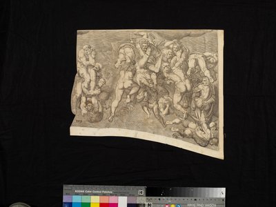 Scene from The Last Judgment by Nicholas Beatrizet
