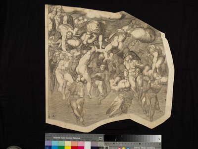 Scene from The Last Judgment by Nicholas Beatrizet