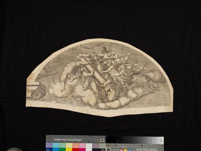 Scene from The Last Judgment by Nicholas Beatrizet