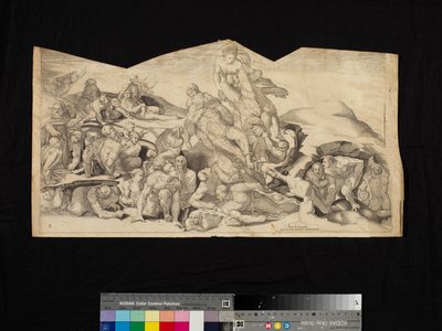 Scene from The Last Judgment by Nicholas Beatrizet