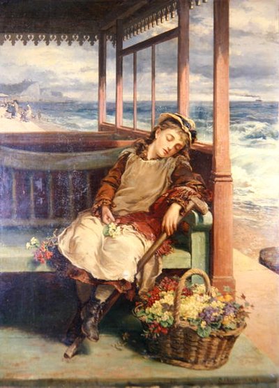 The Flower Seller by Nicholas Chevalier