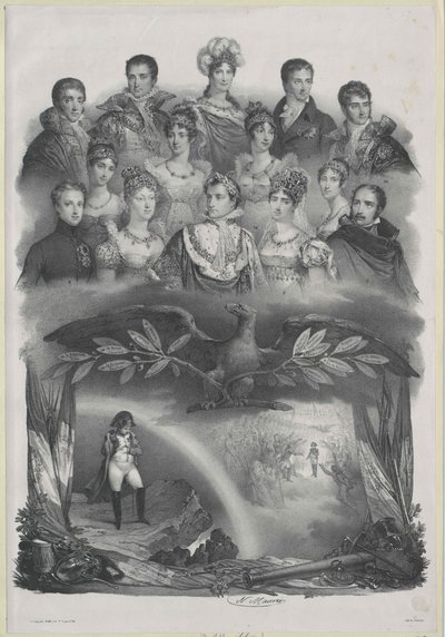 Emperor of the French Napoleon I Bonaparte by Nicholas Eustache (after) Maurin