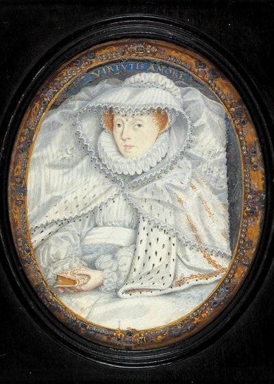 A Lady Traditionally Identified as Mary Queen of Scots by Nicholas Hilliard