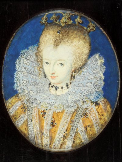 A Lady Traditionally Identified as Elizabeth I when Princess by Nicholas Hilliard