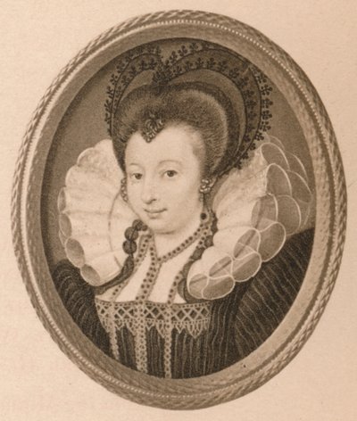 Catherine Knevett, Countess of Suffolk by Nicholas Hilliard