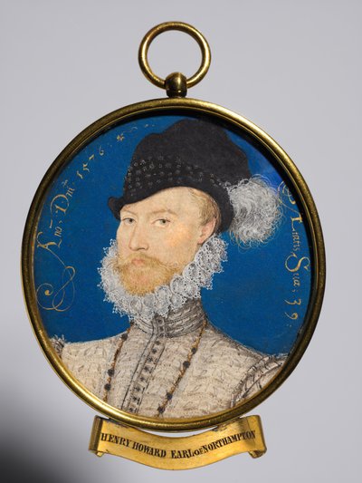 Portrait of Charles Howard, 2nd Baron Howard of Effingham by Nicholas Hilliard