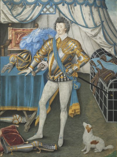 Portrait of Sir Anthony Mildmay, Knight of Apethorpe, Northants by Nicholas Hilliard